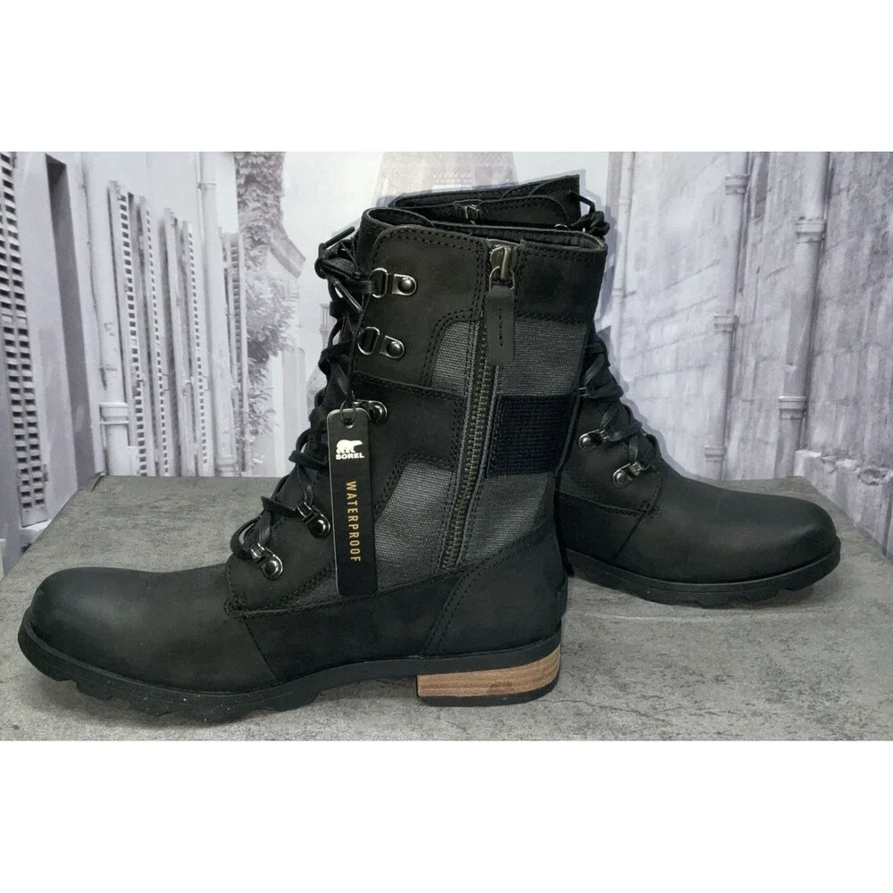 Sorel Women’s Emelie Conquest Boot-Light And Heavy Rain Waterproof Size 9