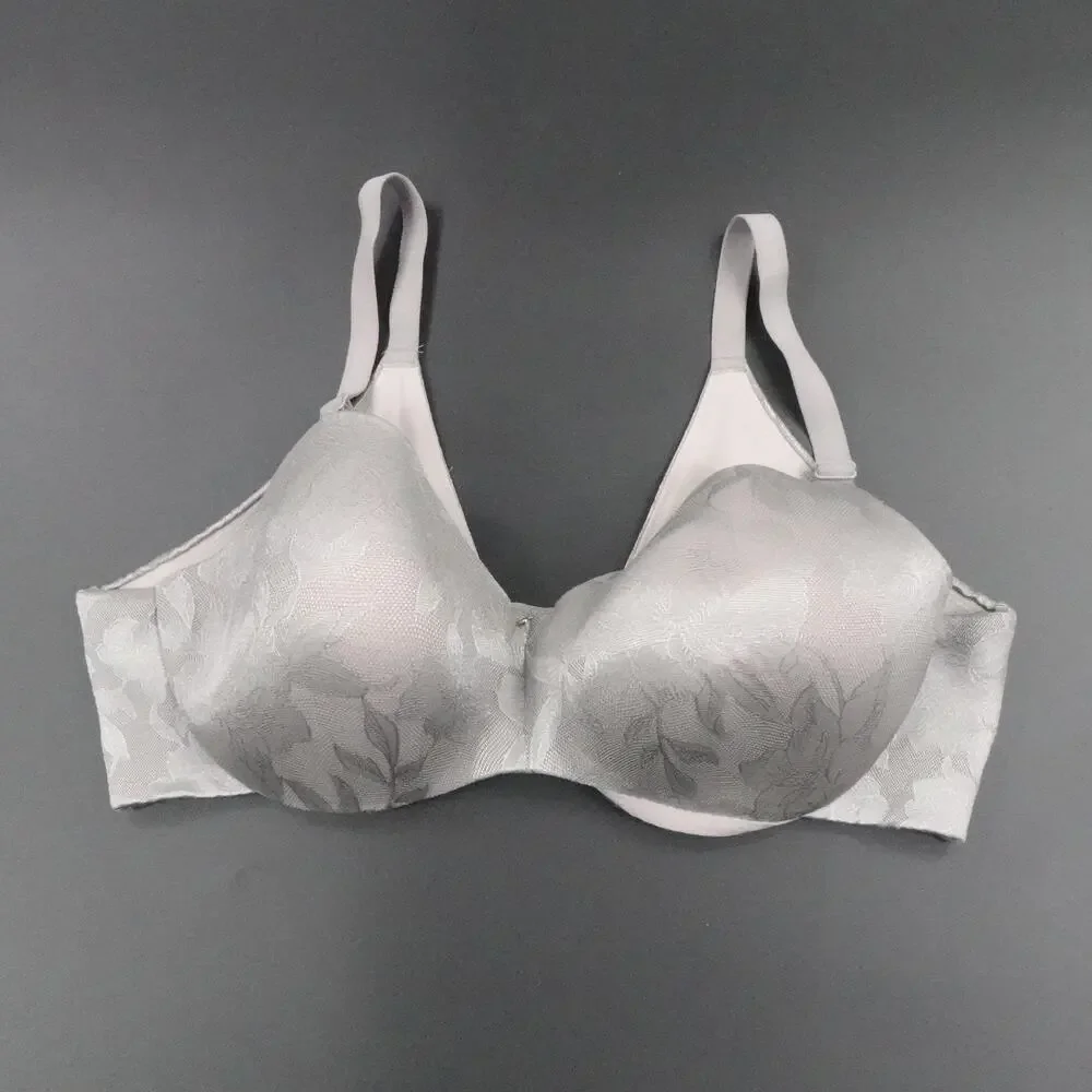 Cacique Bra Womens 42DD Balconette Underwire‎ Lace Full Coverage Support Floral