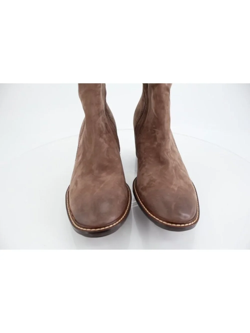 Paul Green Diedra Ankle Boot Women's Size 6.5UK 9US Taupe Brown Leather Heel