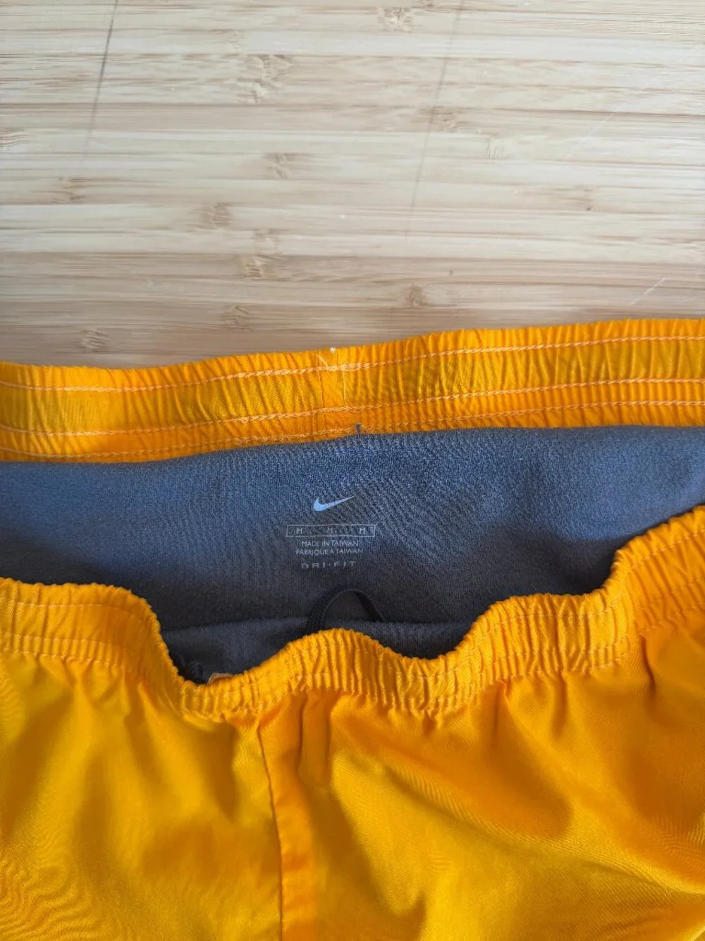 Nike Dri-Fit Vibrant Orange Running Shorts