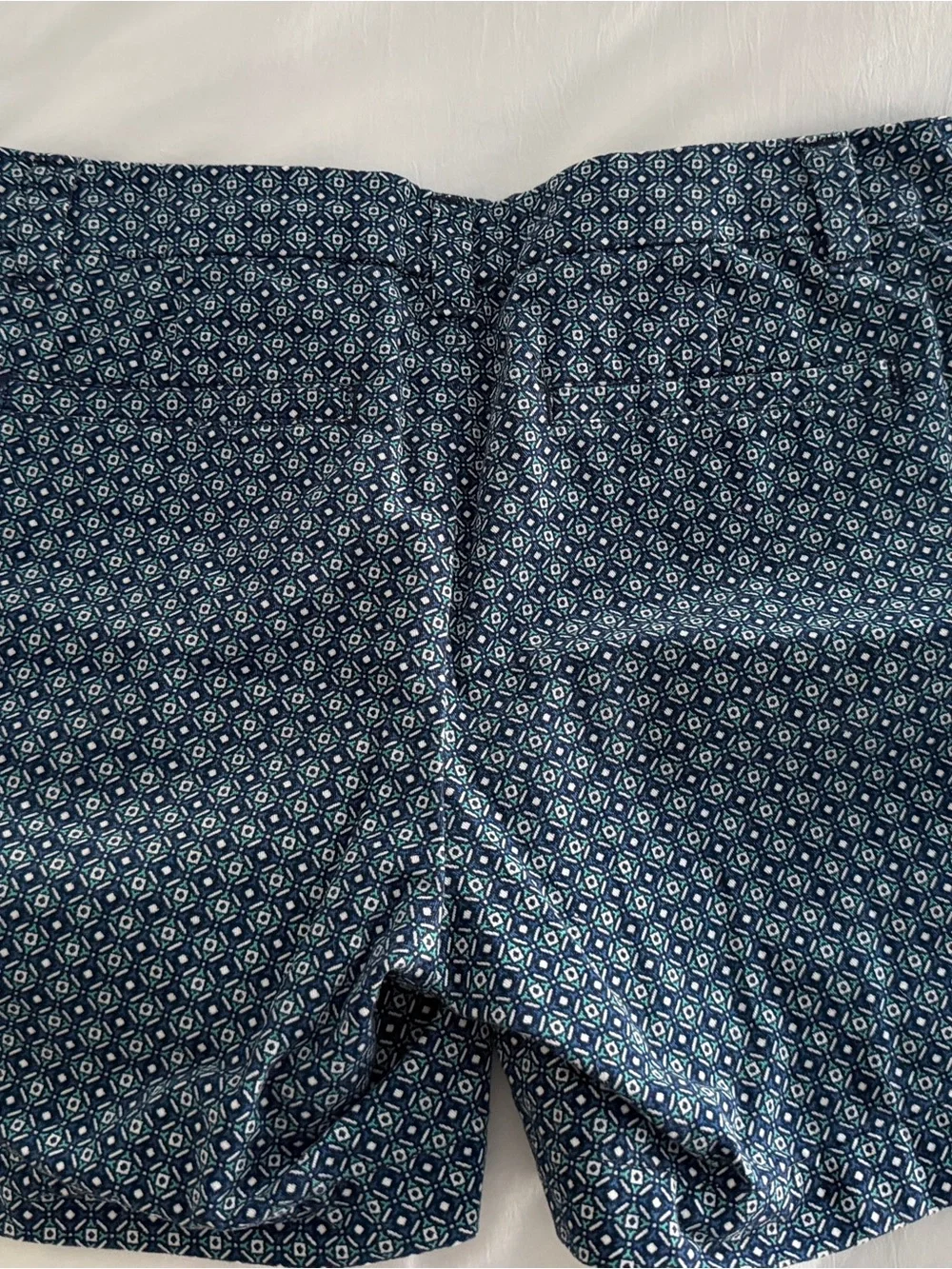 Merona Navy Shorts with Teal Trim