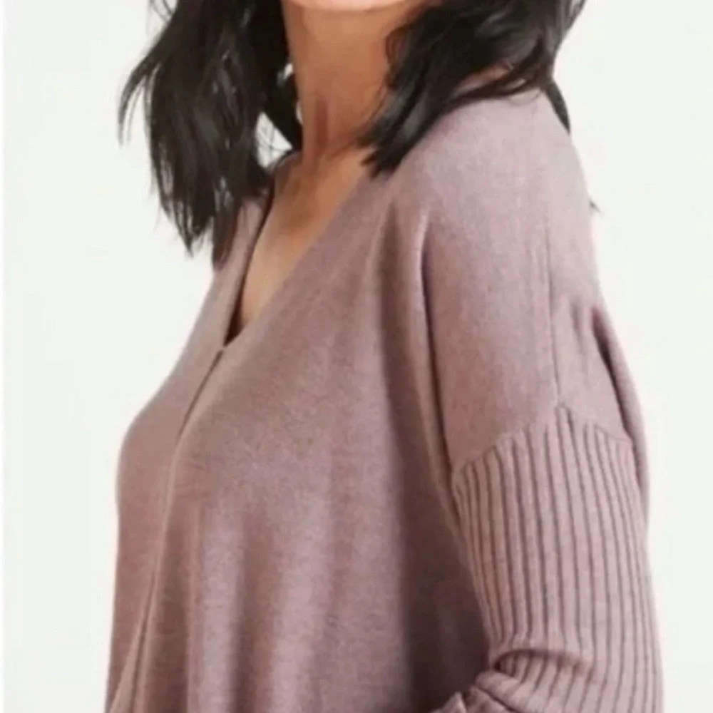 Evereve sweater layering
