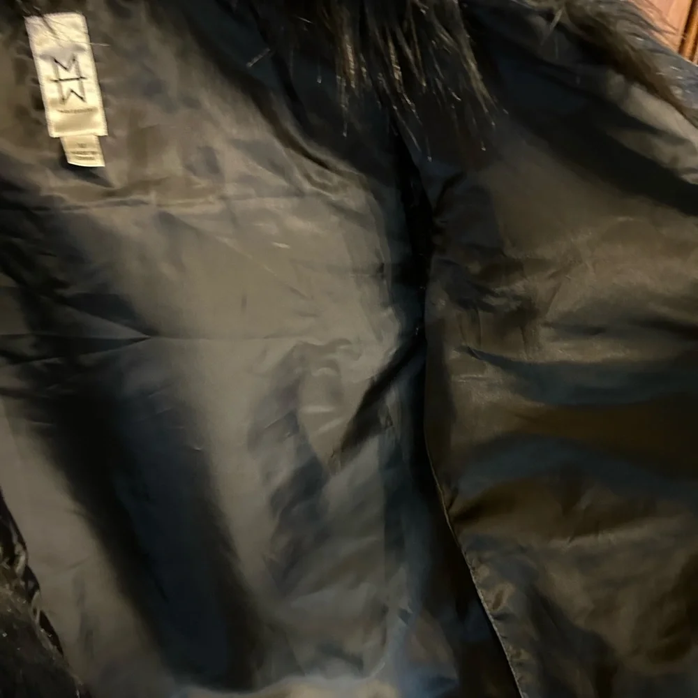 Marc Bouwer Black Faux Fur Jacket/Vest Size M