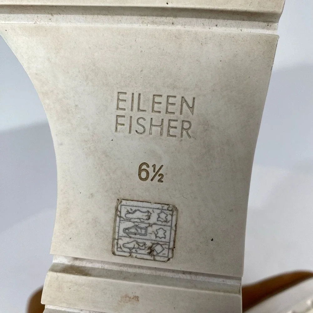 Eileen Fisher Shoes Womens Size 6.5 Brown Suede‎ Wedge Heel Booties.Platform