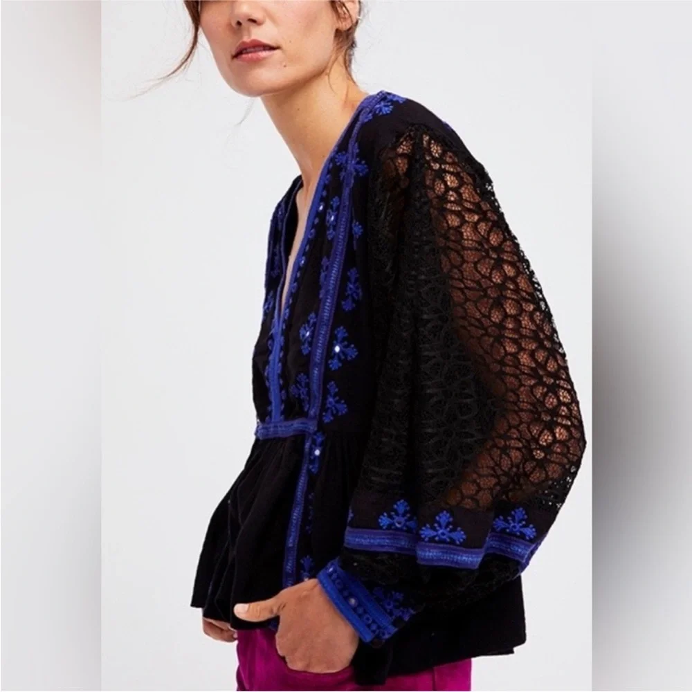 Free people‎ Boogie All Night top. Worn twice. 108 retail