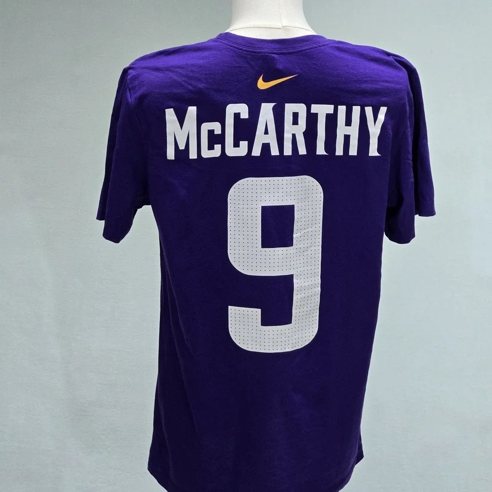 Nike Minnesota Vikings #9 McCarthy T‎ Shirt Mens M Purple NFL Football NWT