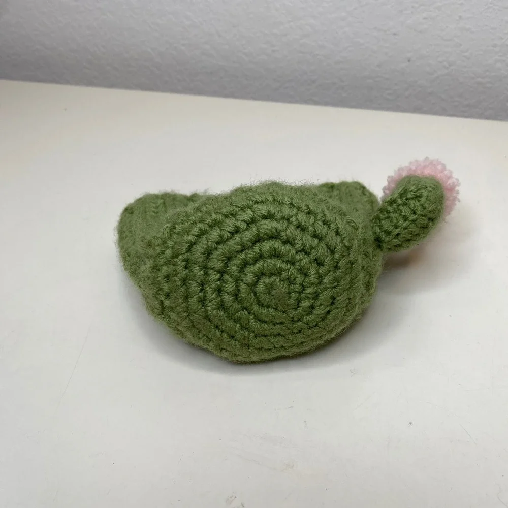 Handmade crochet cactus