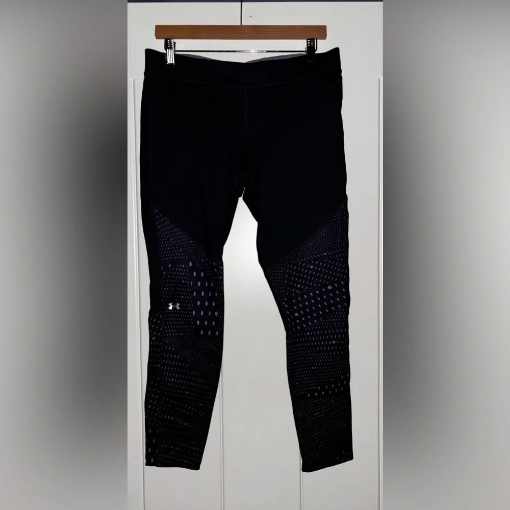 Under Armour‎ Heatgear Compression Ankle Legging Women L Workout Lifting Running