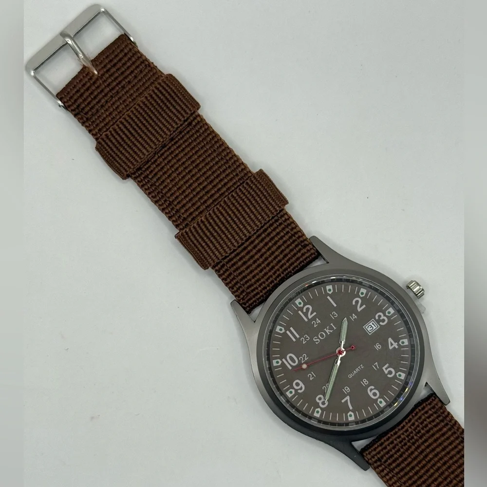 Soki canvas brown