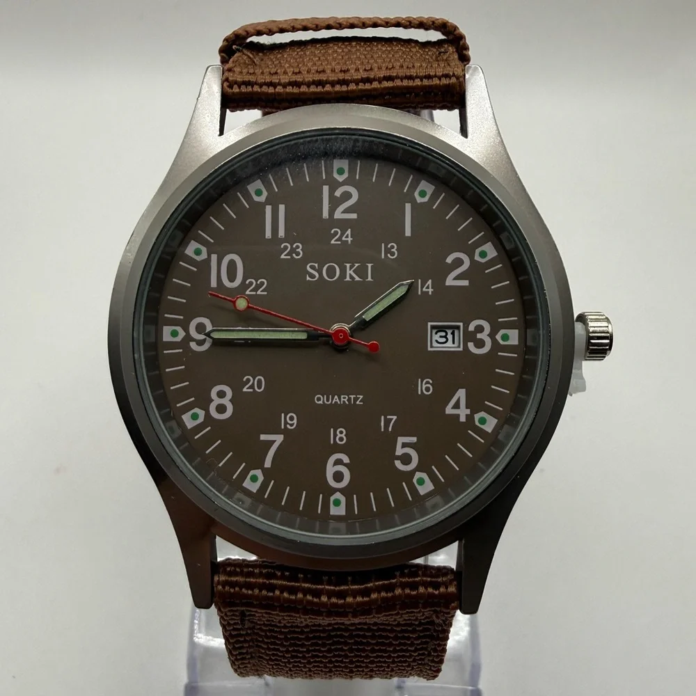 Soki canvas brown