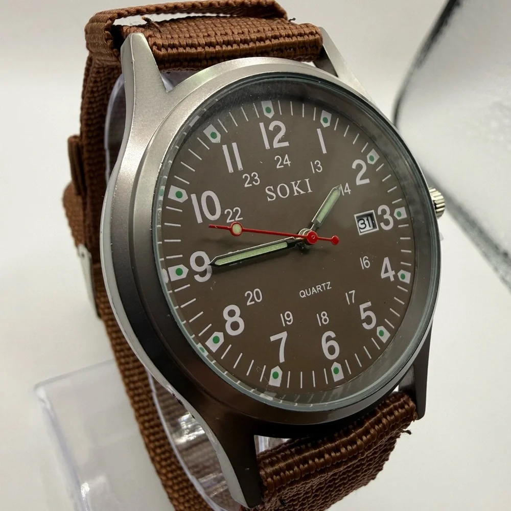 Soki canvas brown