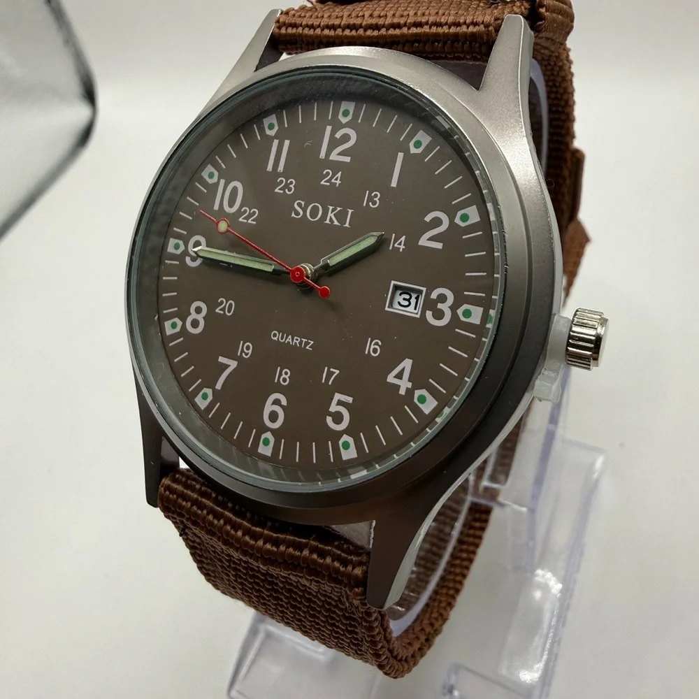 Soki canvas brown