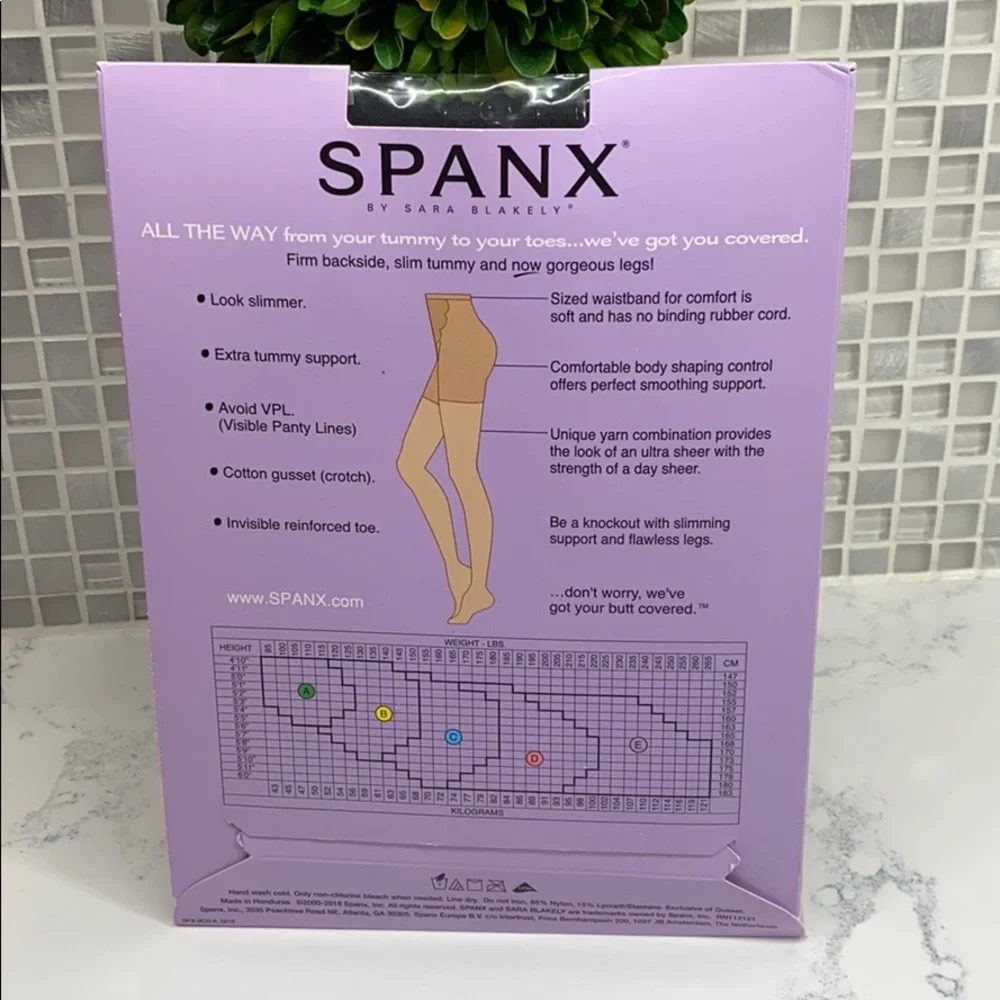 SPANX lines color tired