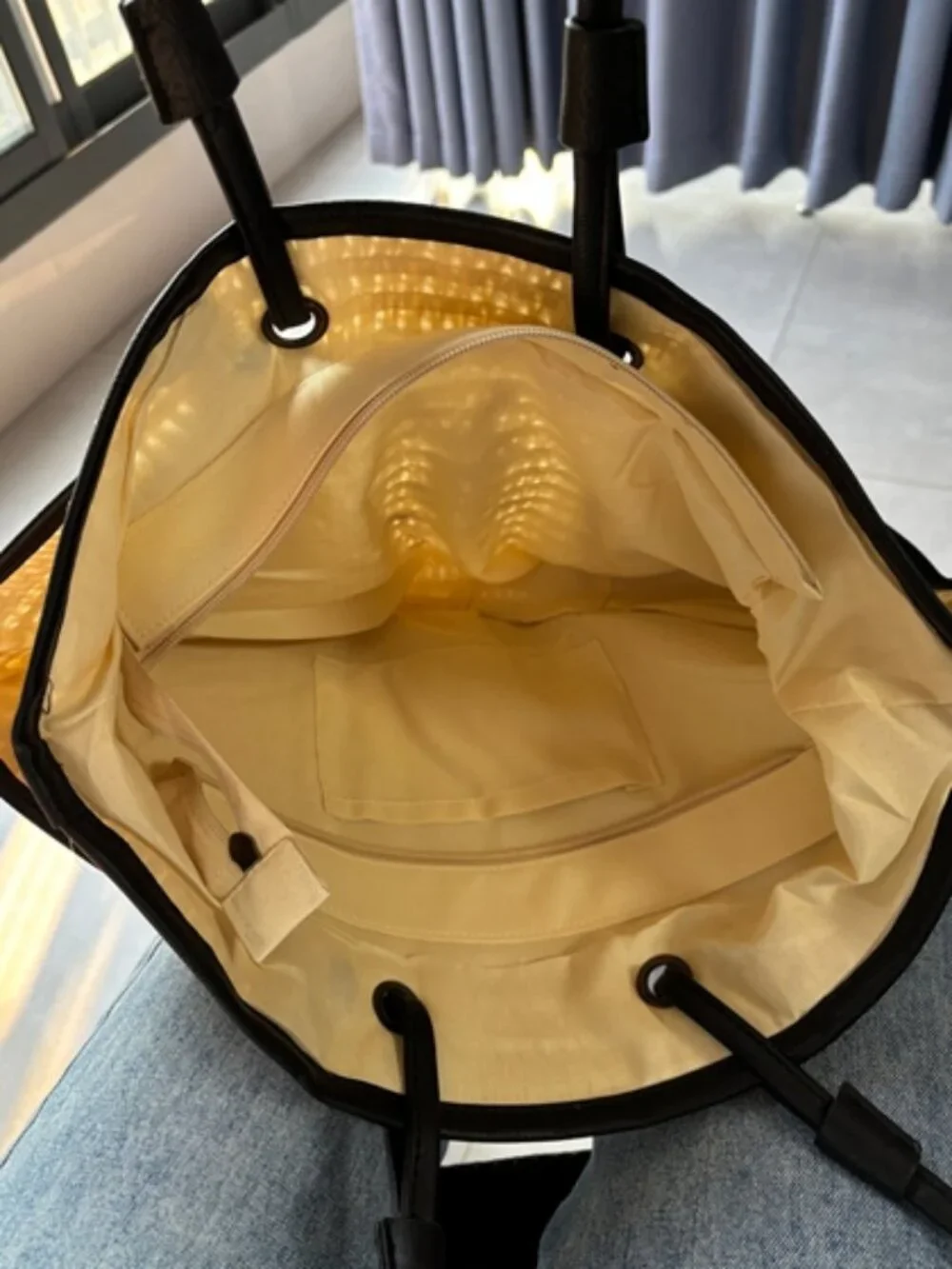 🧿Yves Saint Laurent🧿 straw woven tote bag