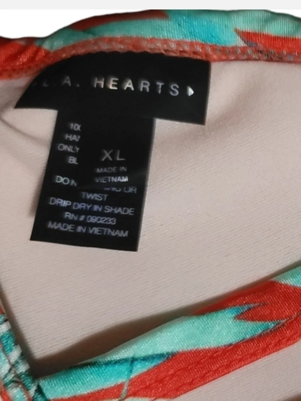 La Hearts colorful floral