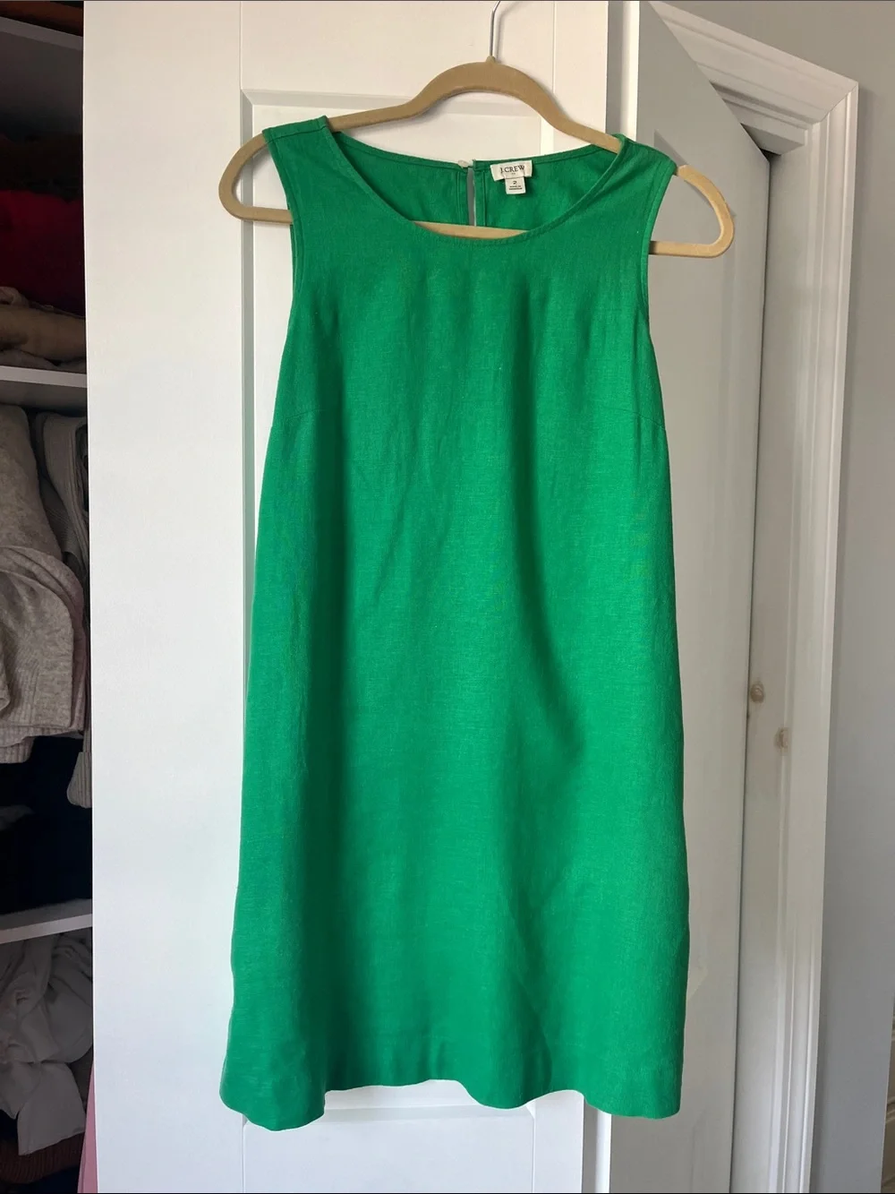 J. Crew Linen Blend Shift Dress