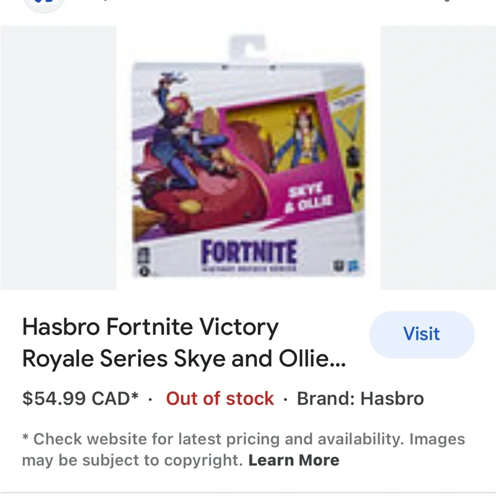 Hasbro fortnite victory