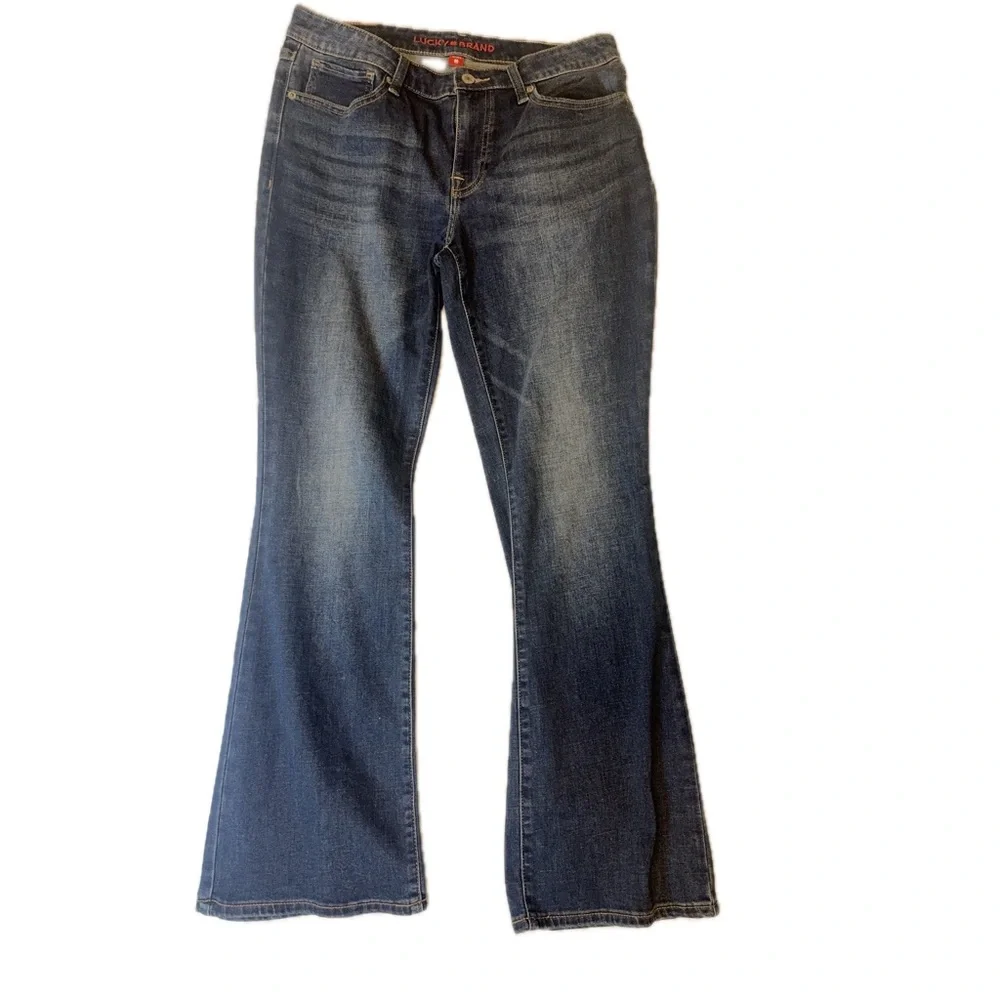 Lucky Brand Dark Blue Flare Jeans size 10‎