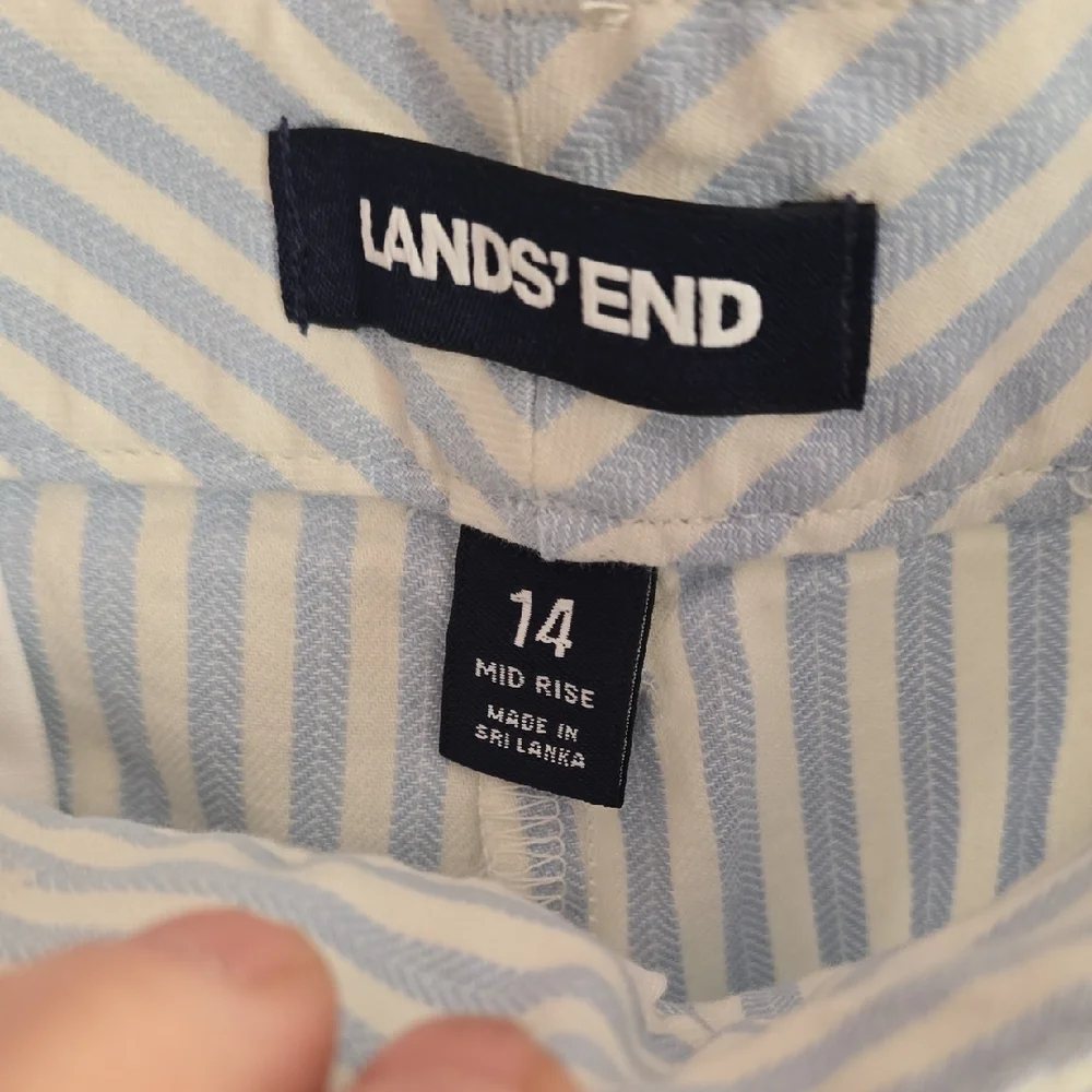 Lands End chic striped