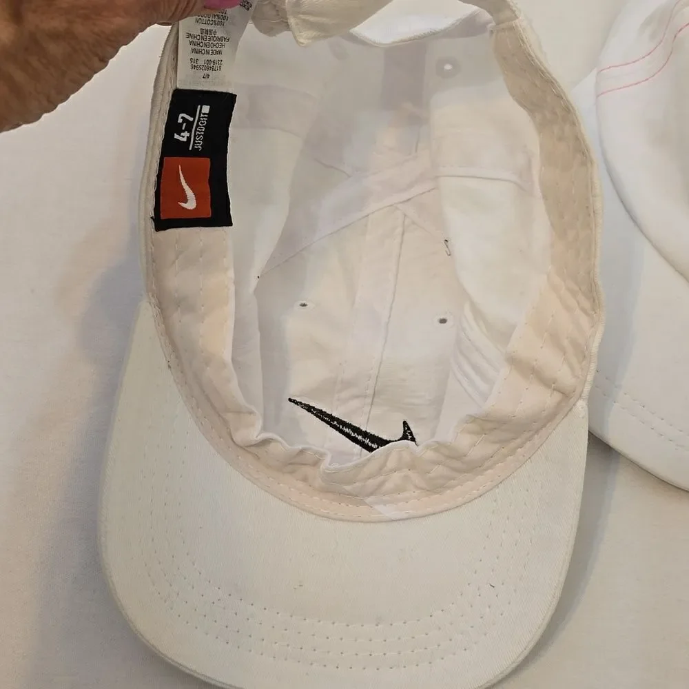 Bundle of 2 girls nike and tommy bahama caps