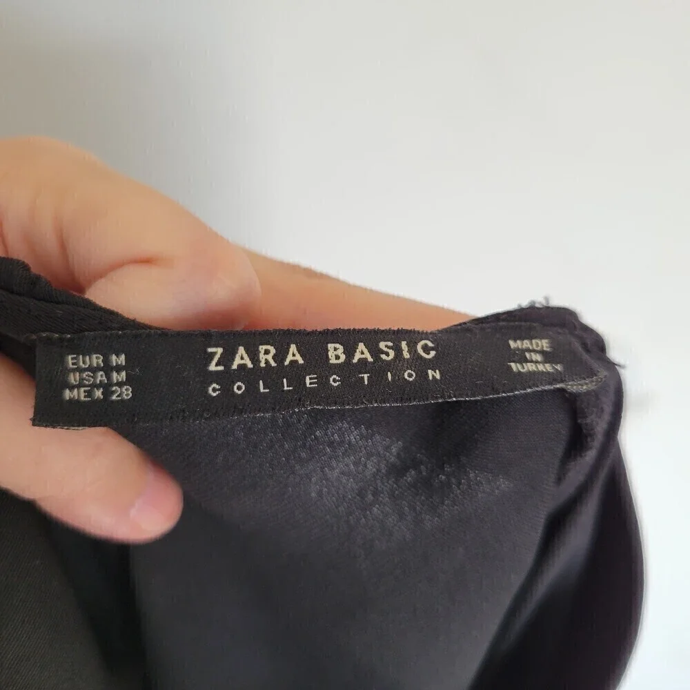 Zara black sleeve