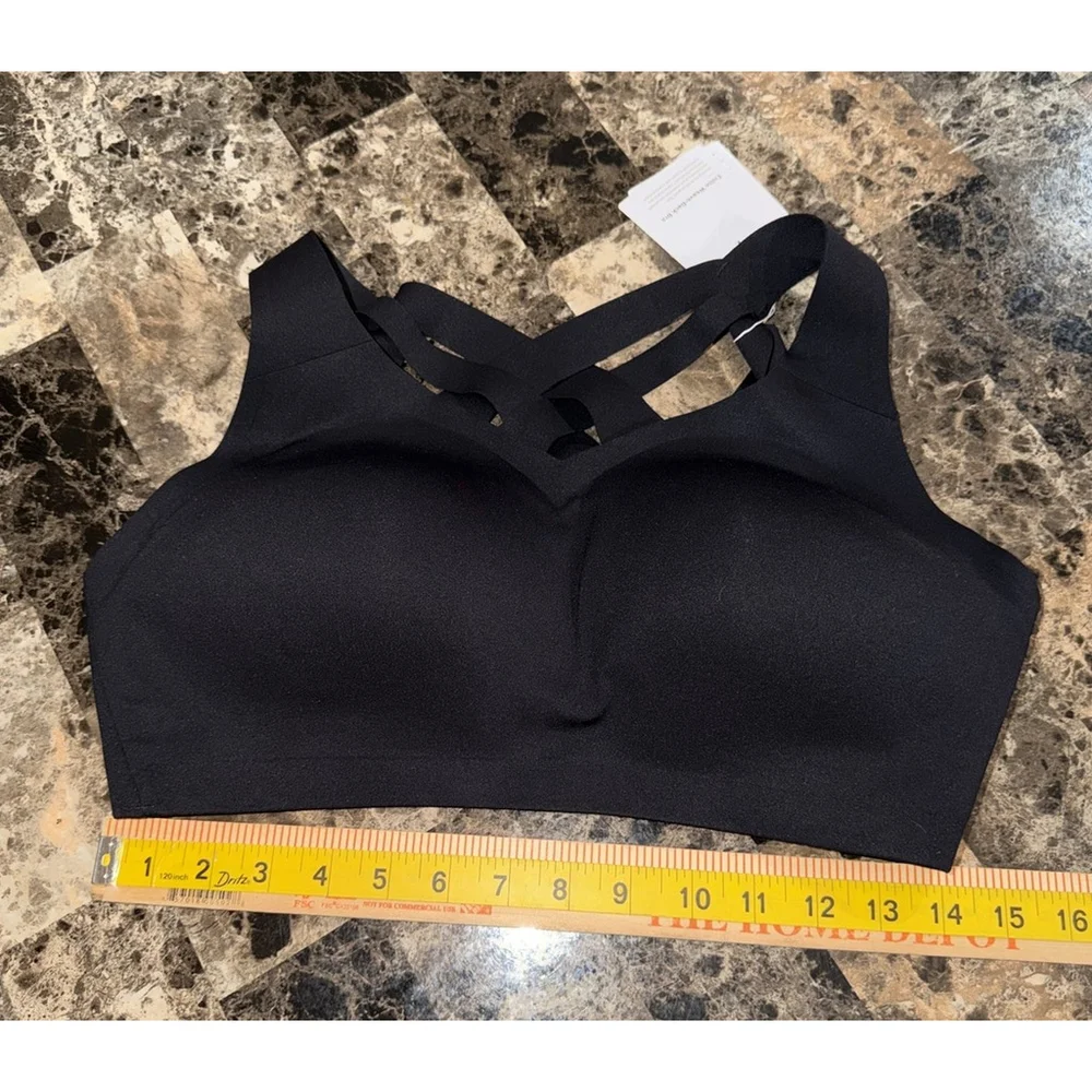 LULULEMON ENLITE WEAVE-BACK BRA BLACK COLOR NWT SIZE 38D