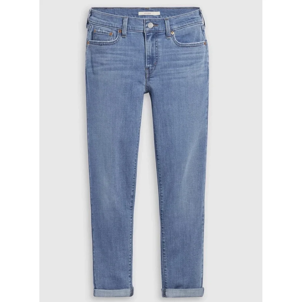 Levi's Sculpt Boyfriend Tapered Leg Mid‎ rise Jeans Size 10 W31 L28 NWT