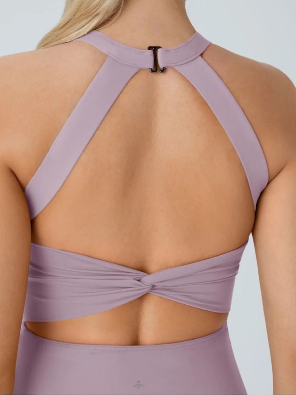 NWOT Halara Purple Backless Twisted Active Dress