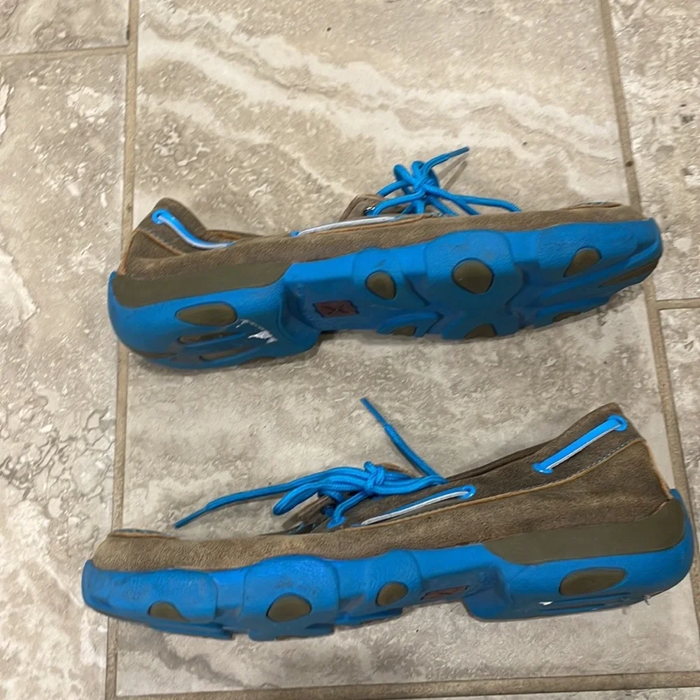 Twisted X Men’s Boat‎ Shoe Driving Moc Sz 9