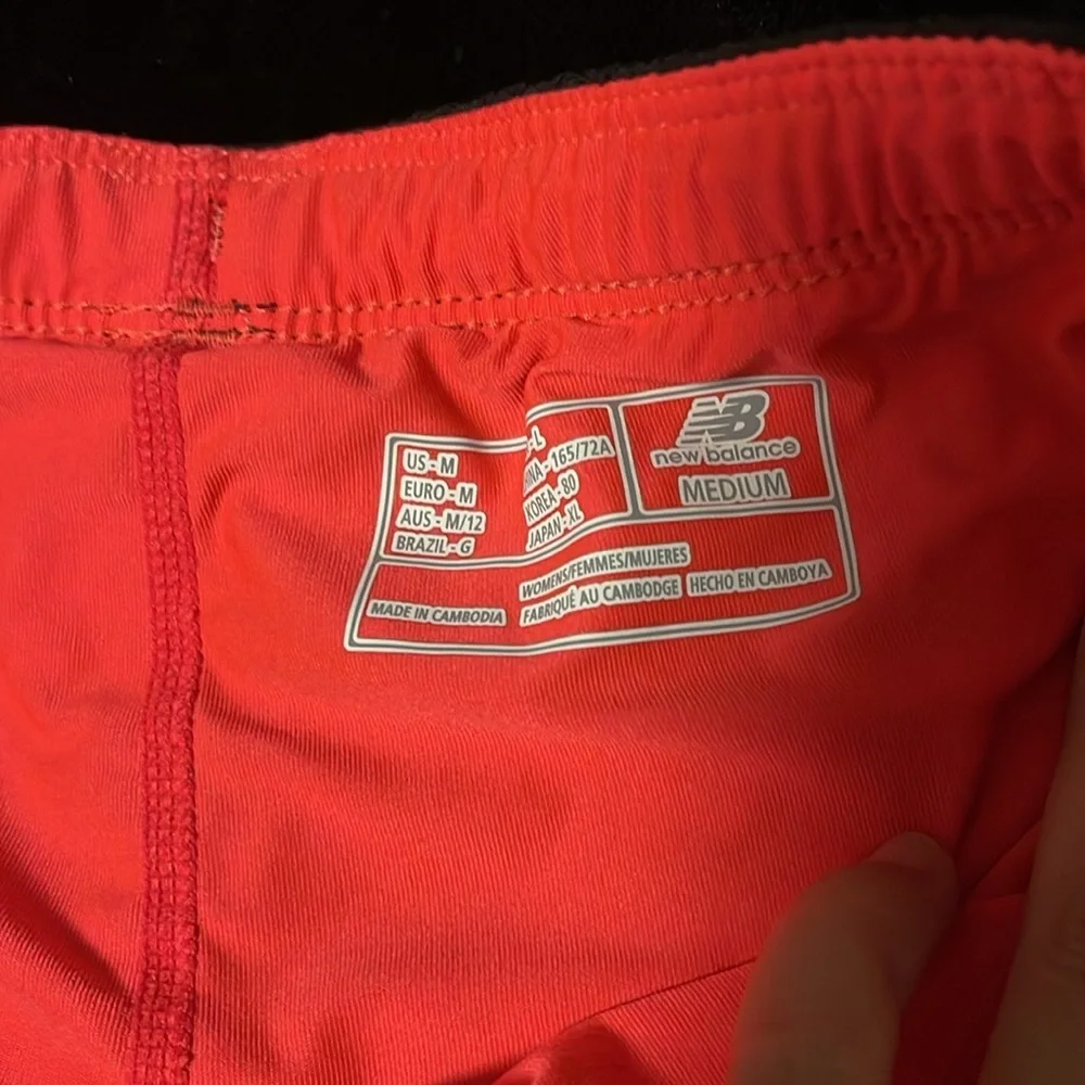 New Balance dual layered workout shorts