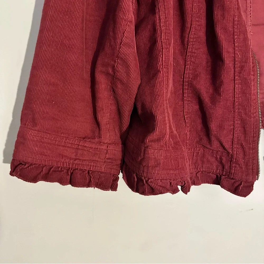 Sandro corduroy burgundy