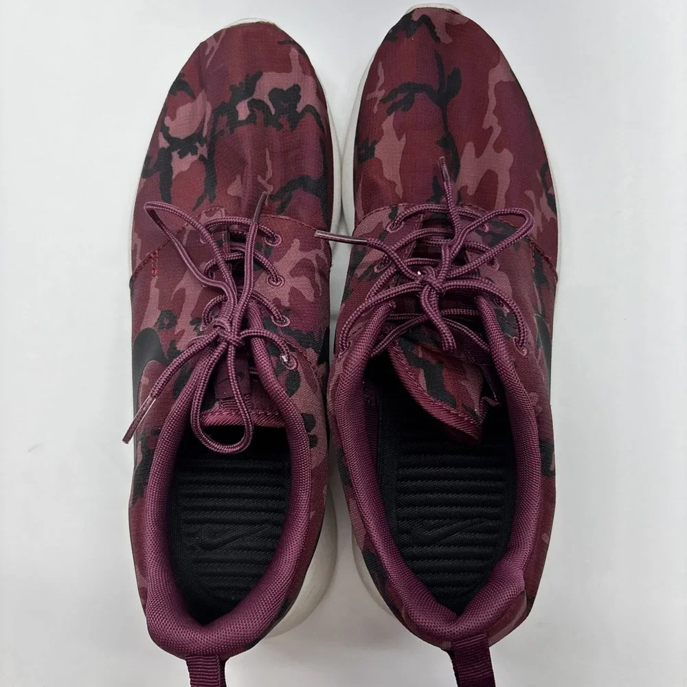 Men's 2014‎ Nike Roshe Run Print 'Red Camo' Lightweight Running Shoes Size 9
