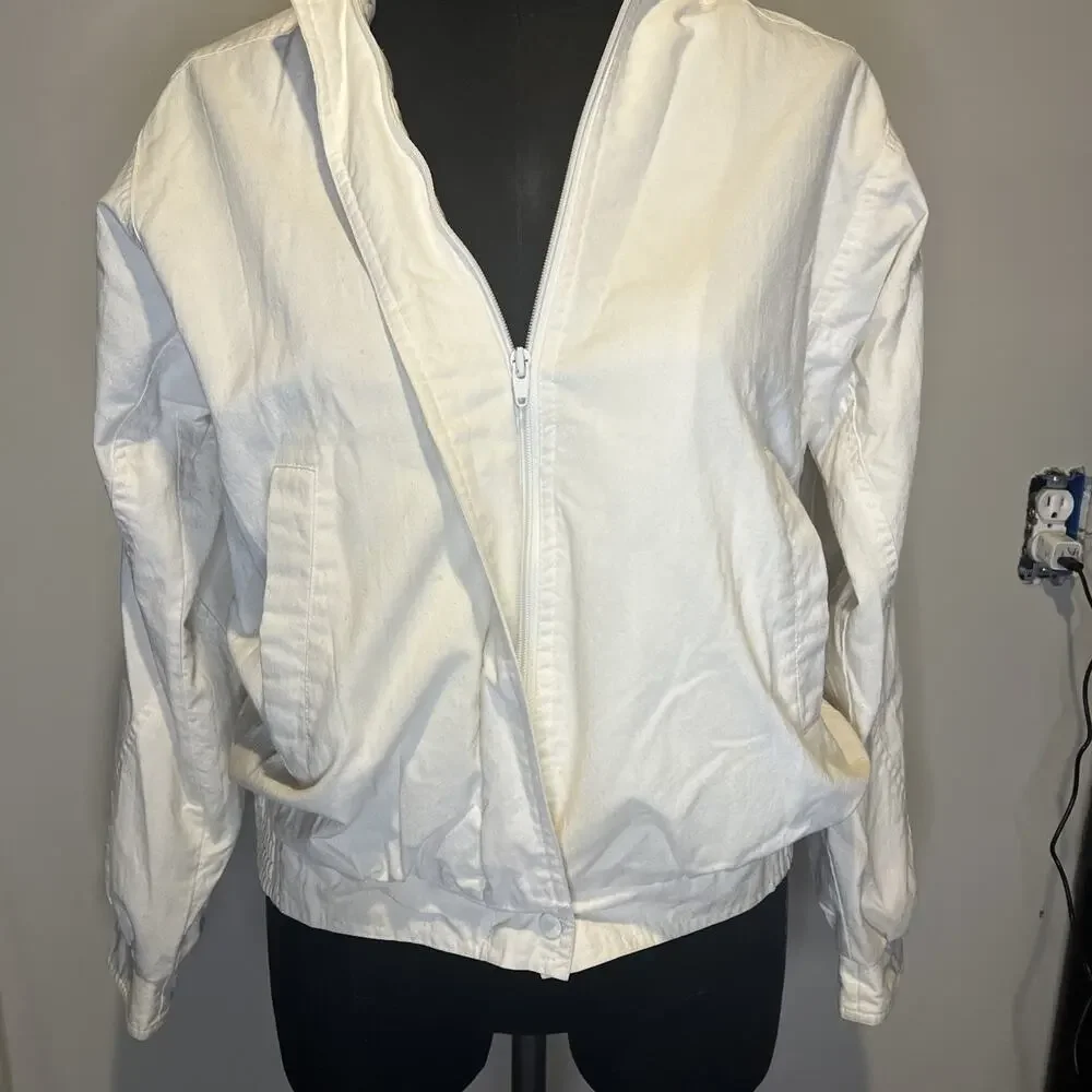 Vintage Tidewater Traders Boat Jacket White Small Women's‎