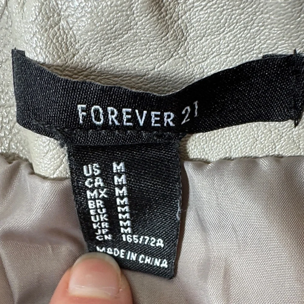 Forever 21 sleek faux