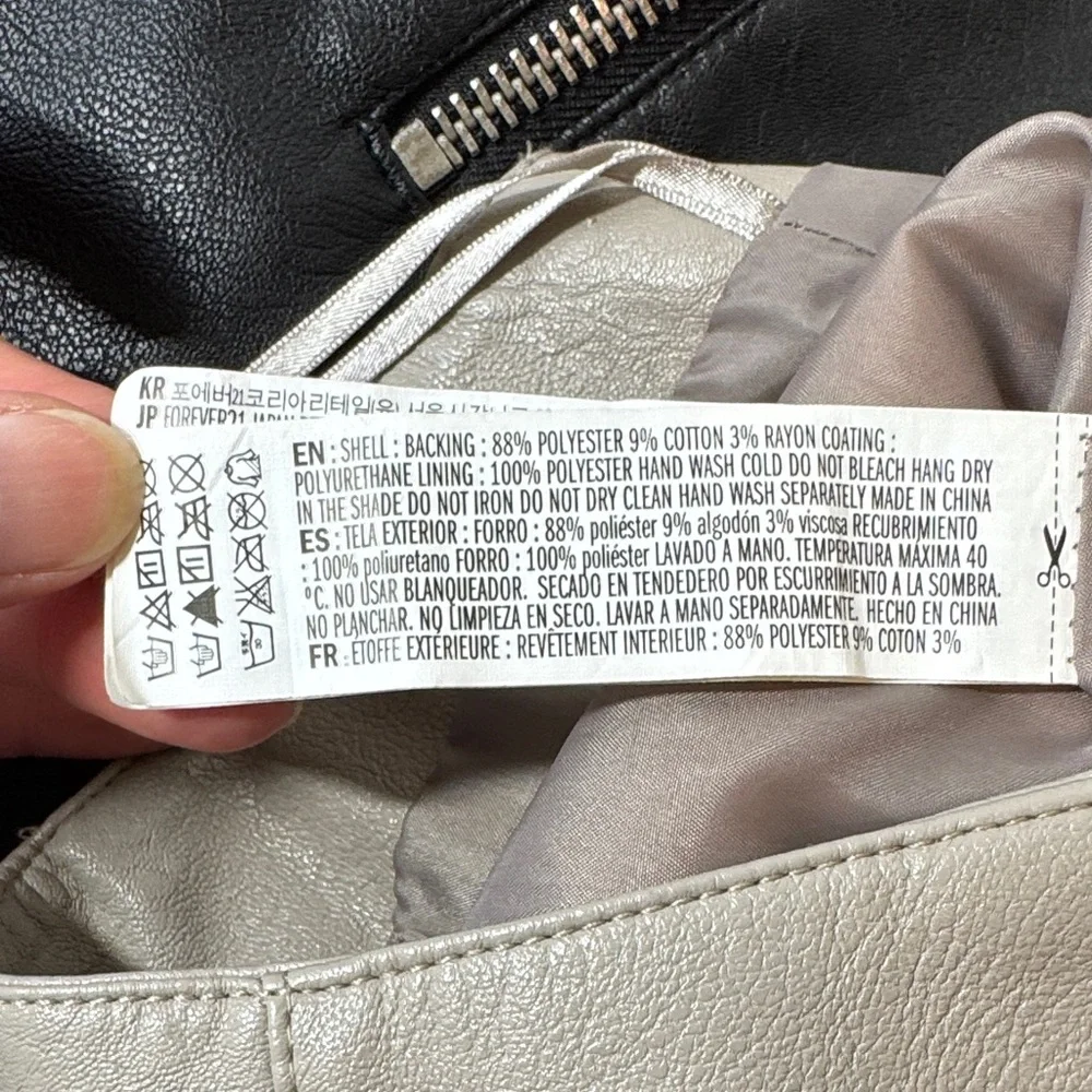 Forever 21 sleek faux