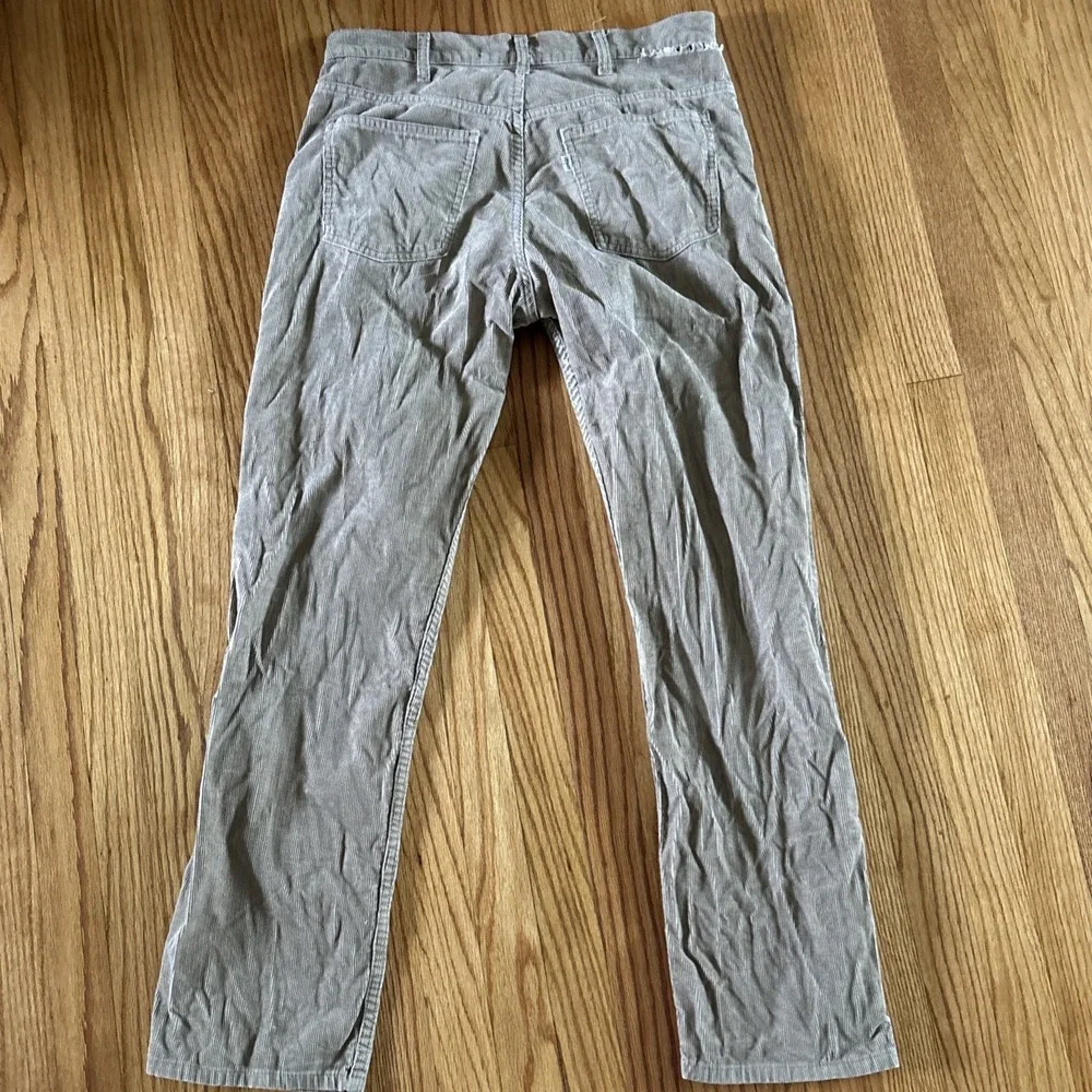 Vintage 70's Levi's Corduroy Pants‎ Men's 34x32 White Tab Light Brown Talon 42