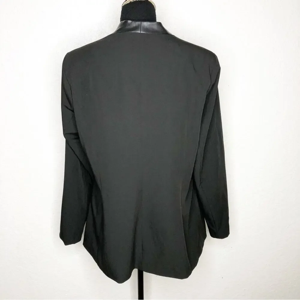 torrid black faux