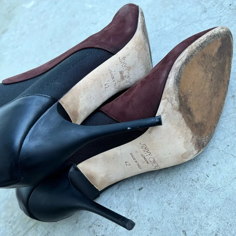 Jimmy Choo suede stilettos pointed