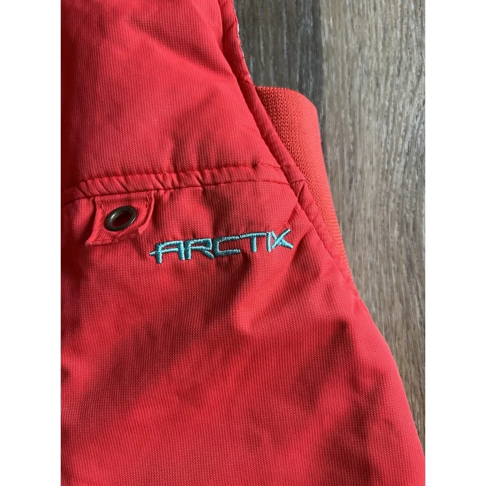 ARCTIX Winter Snow Bib Overalls Girls Youth Sz‎ XS Insulated Ski Snowboard Pink