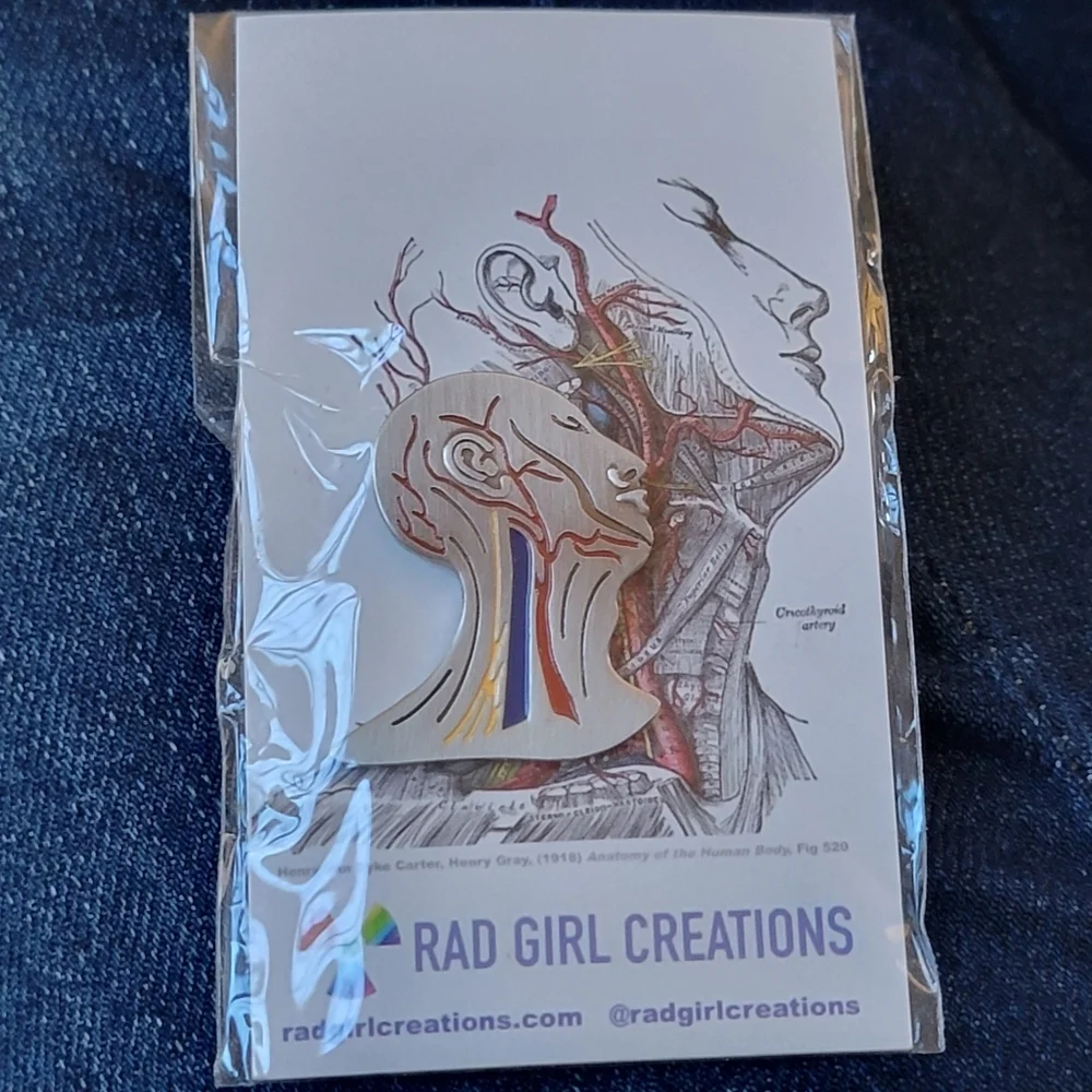 Rad Girl Creations Anatomical Pin