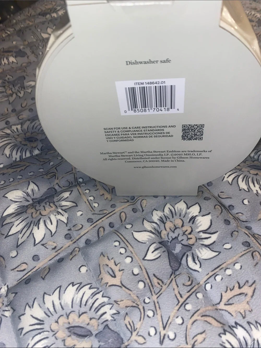 Martha Stewart stoneware quart