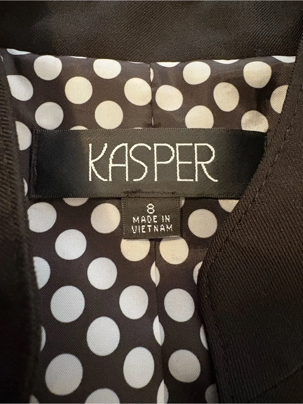 Kasper buttons tabs vintage