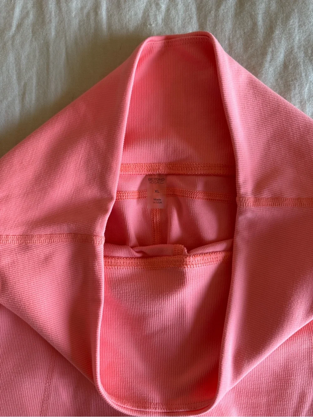Beyond Yoga Wide-Leg Active Pants in Coral Pink