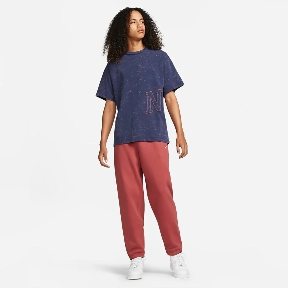 Nike Fadeaway Shirt in Blue and Orange