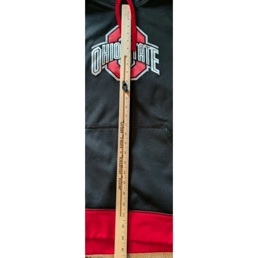Nike Ohio State Buckeyes Therma-Fit Black Hoodie Sweatshirt Size 2XL