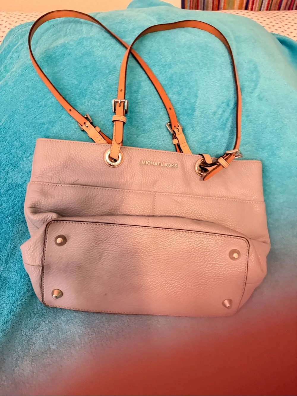 Michael Kors pebbled leather