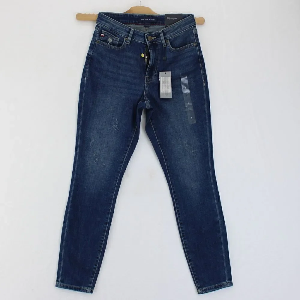 Tommy Hilfiger TH Flex Curvy Fit Distressed S Prestige Wash 6