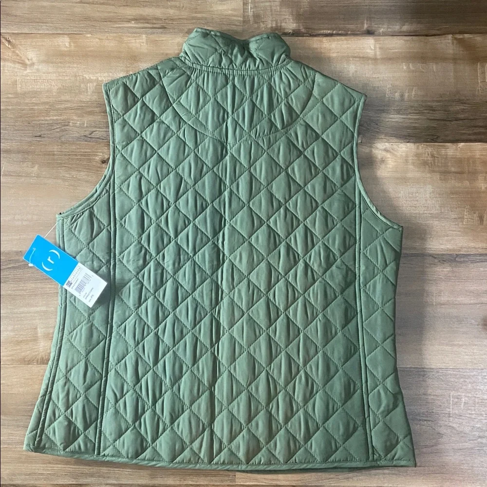 Relativity Olive Quilted Vest