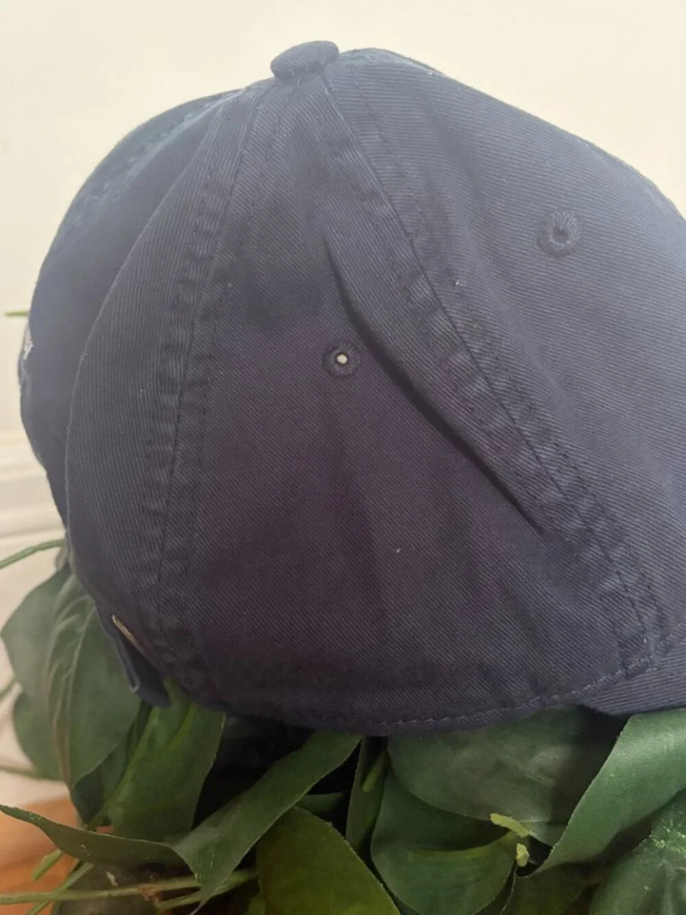J. Crew Christmas Hat Cotton Navy Christmas Tree Truck