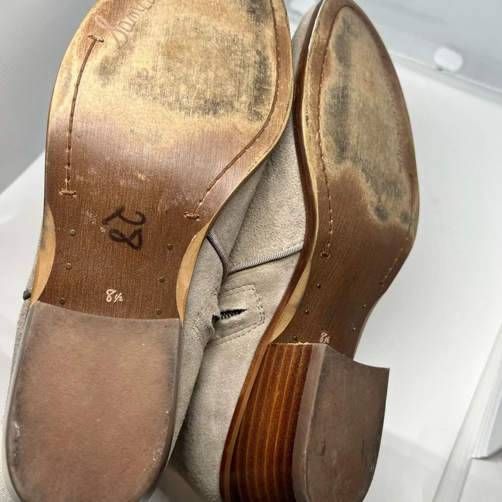 Sam Edelman Suede Petty Ankle Boots Size 8.5